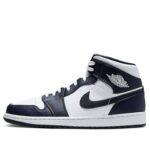 Pandabuy Air Jordan 1 Mid 'Obsidian White'