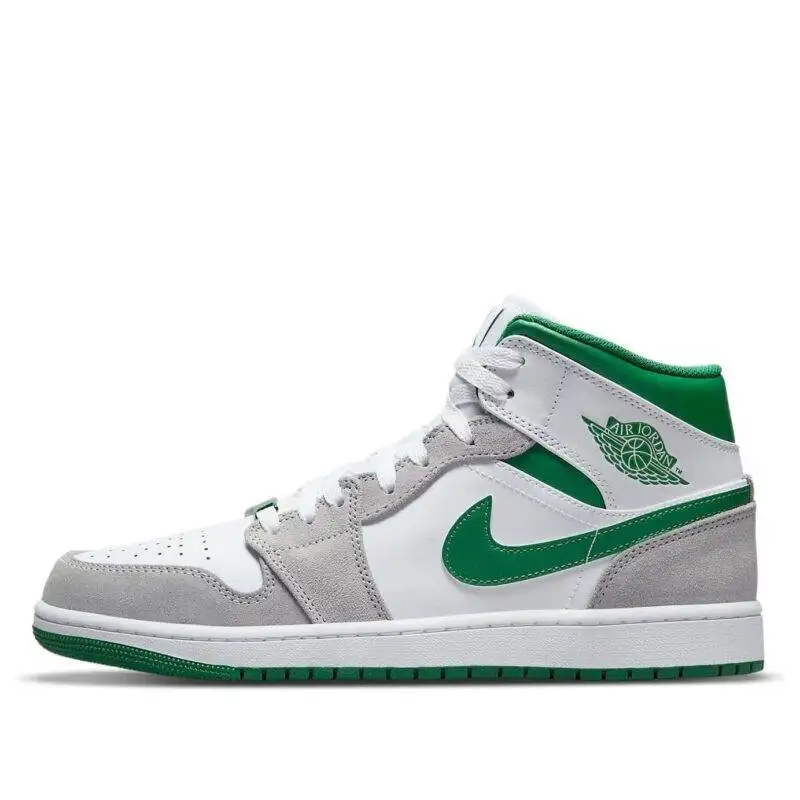 Pandabuy Air Jordan 1 Mid SE 'Grey Pine Green'