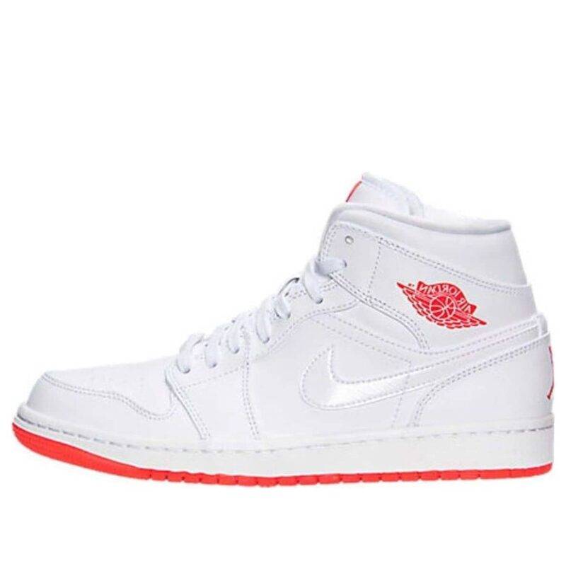 Pandabuy Air Jordan 1 Mid Prem 'White Infrared'