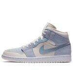 Pandabuy Air Jordan 1 Mid SE 'Sail Light Blue'