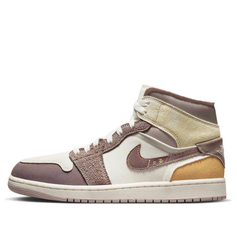 Pandabuy Air Jordan 1 Mid SE Craft 'Inside Out - Taupe Haze'