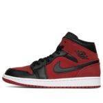 Pandabuy Air Jordan 1 Mid 'Reverse Banned Gym Red Black'