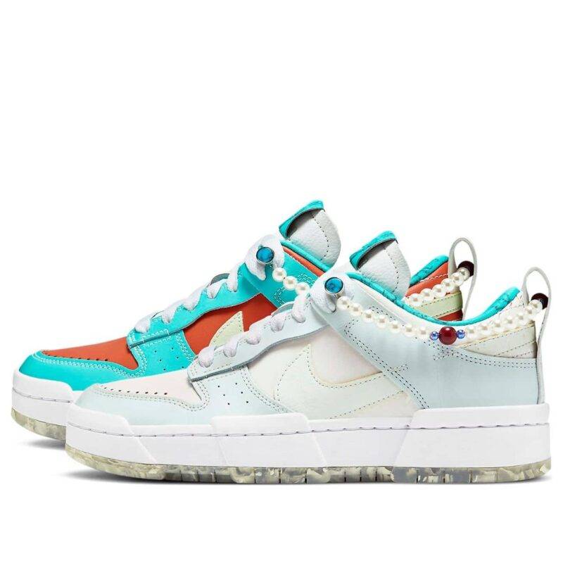 Pandabuy Nike Dunk Low Disrupt WhiteGreen Purple 'White Green'
