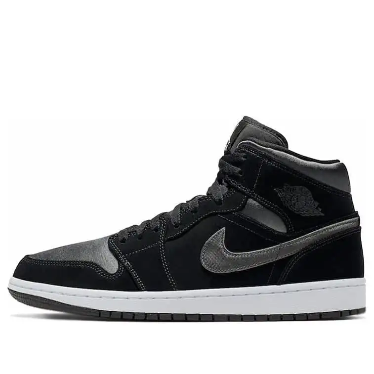 Pandabuy Air Jordan 1 Mid SE Nylon 'Black Grey'