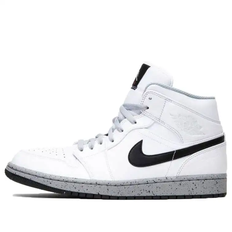 Pandabuy Air Jordan 1 Mid 'White Cement'