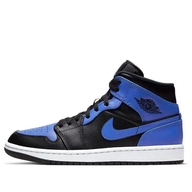 Pandabuy Air Jordan 1 Mid 'Hyper Royal Black'