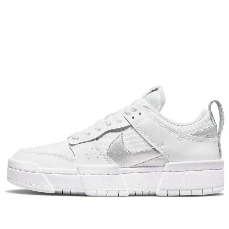 Pandabuy Nike Dunk Low Disrupt 'White Metallic Silver'