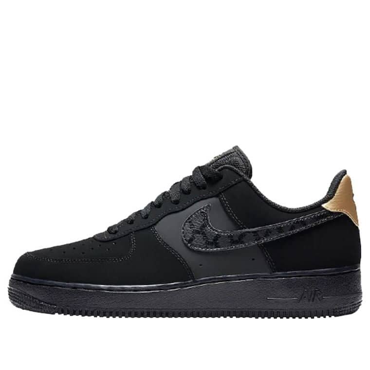 Pandabuy Nike Pandabuy Air Force 1 Low 'Matte Black Gold'