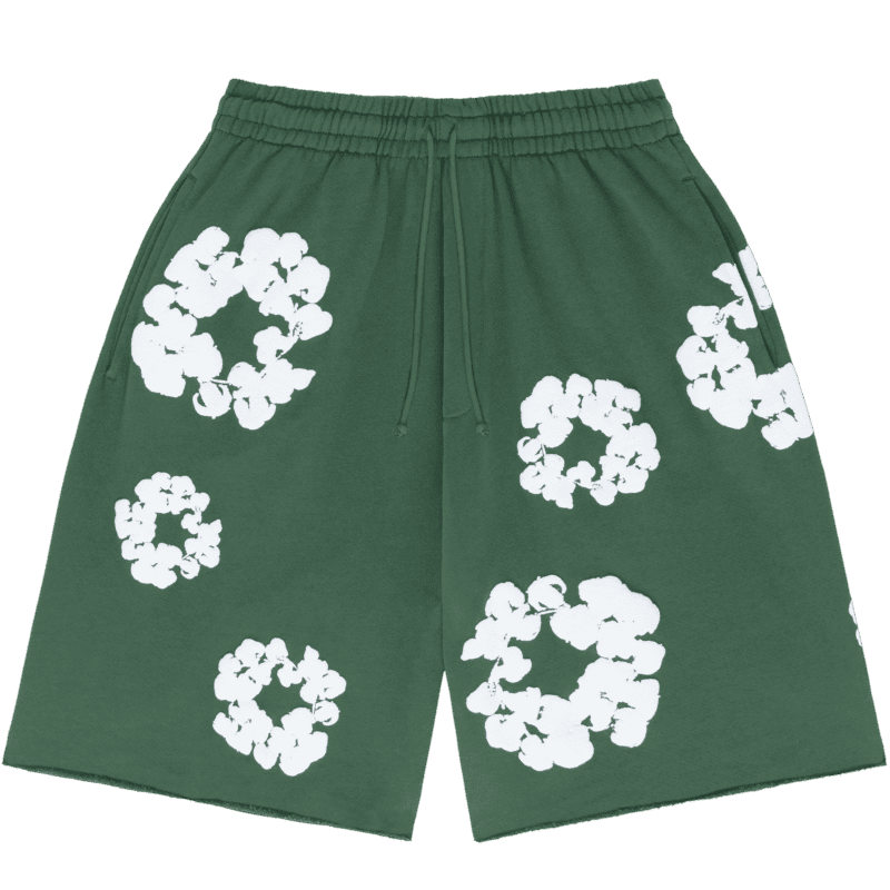 Denim Tears The Cotton Wreath Shorts Green
