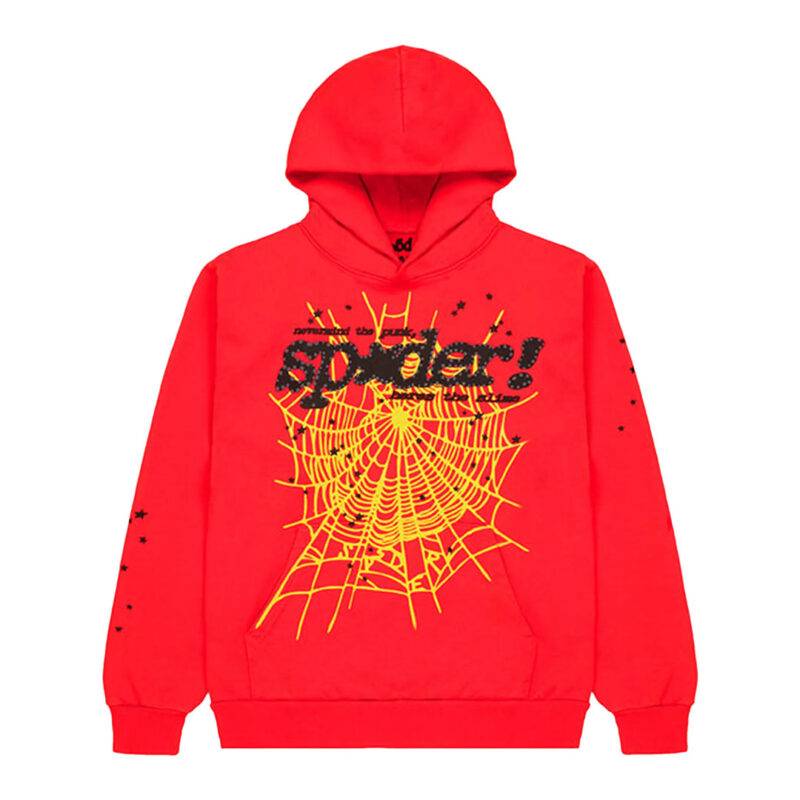 Sp5der P*NK V2 Hoodie 'Red'
