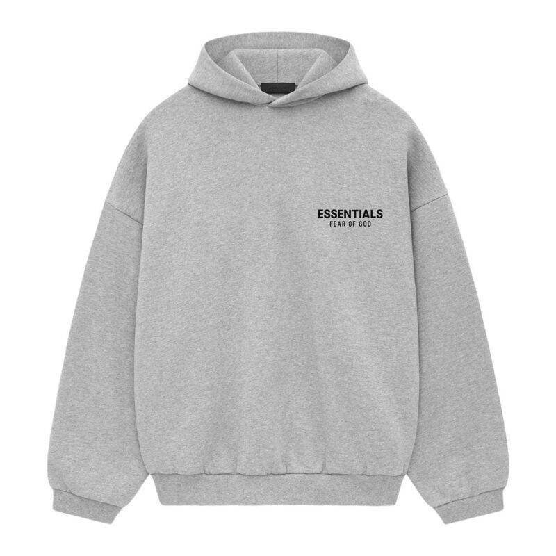 Fear of God Essentials Fleece Hoodie II 'Light Heather Grey'