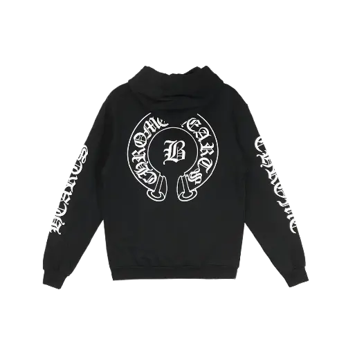 Bella Hadid Chrome Hearts Black Hoodie