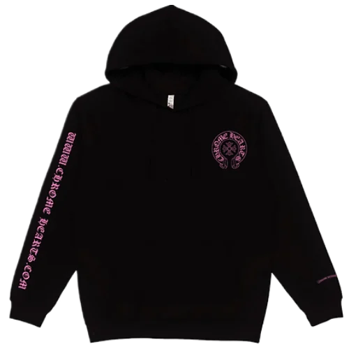 Chrome Hearts Pink Rare Horse Shoe Hoodie