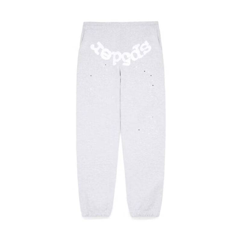 Sp5der OG Web Heather Grey Sweatpants