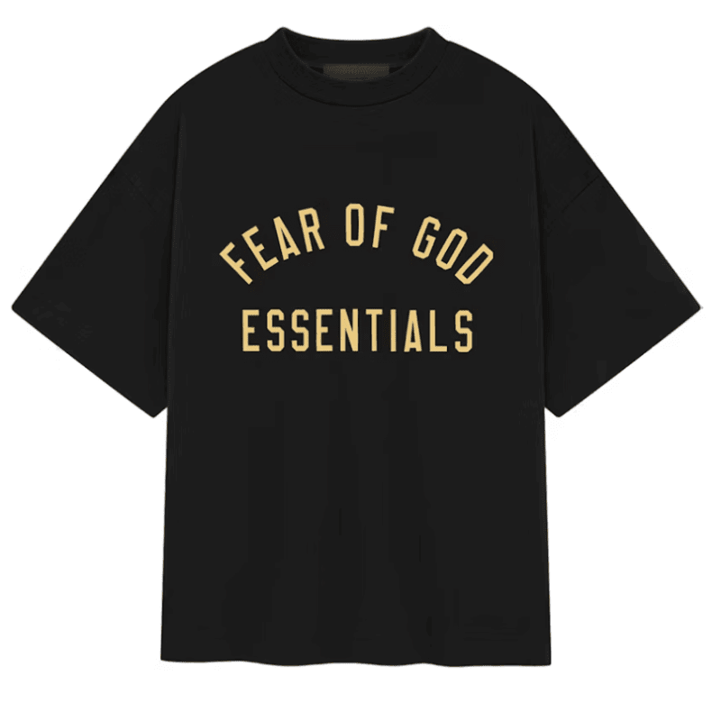 Fear of God Essentials Jersey Crewneck Tee Black
