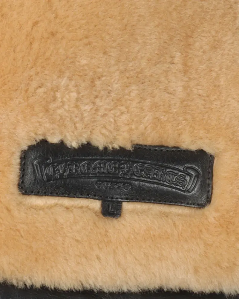 Shearling Leather Bomber Jacket 2