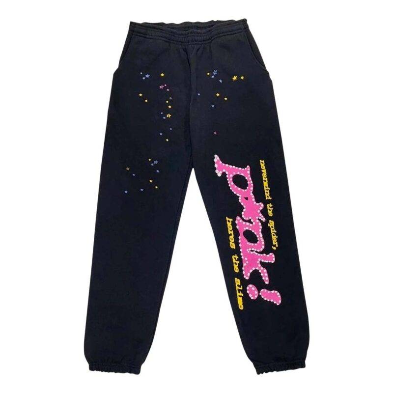 Sp5der P*nk Sweatpants 'Black'