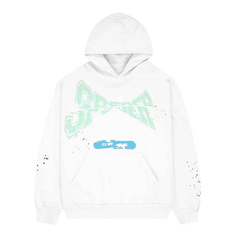 Sp5der Cross Country Hoodie 'Egg Shell'