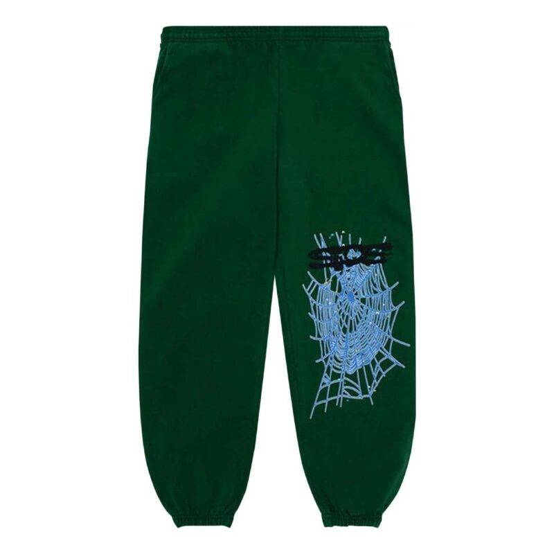 Sp5der Hunter Green Sweatpants