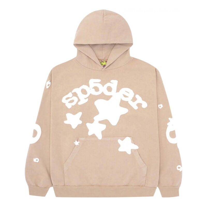 Sp5der Beluga Sand Hoodie
