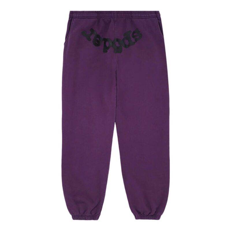 Sp5der Purple Sweatpants