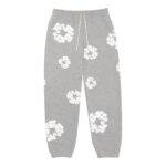 Denim Tears Sweatpants Grey Cotton Wreath