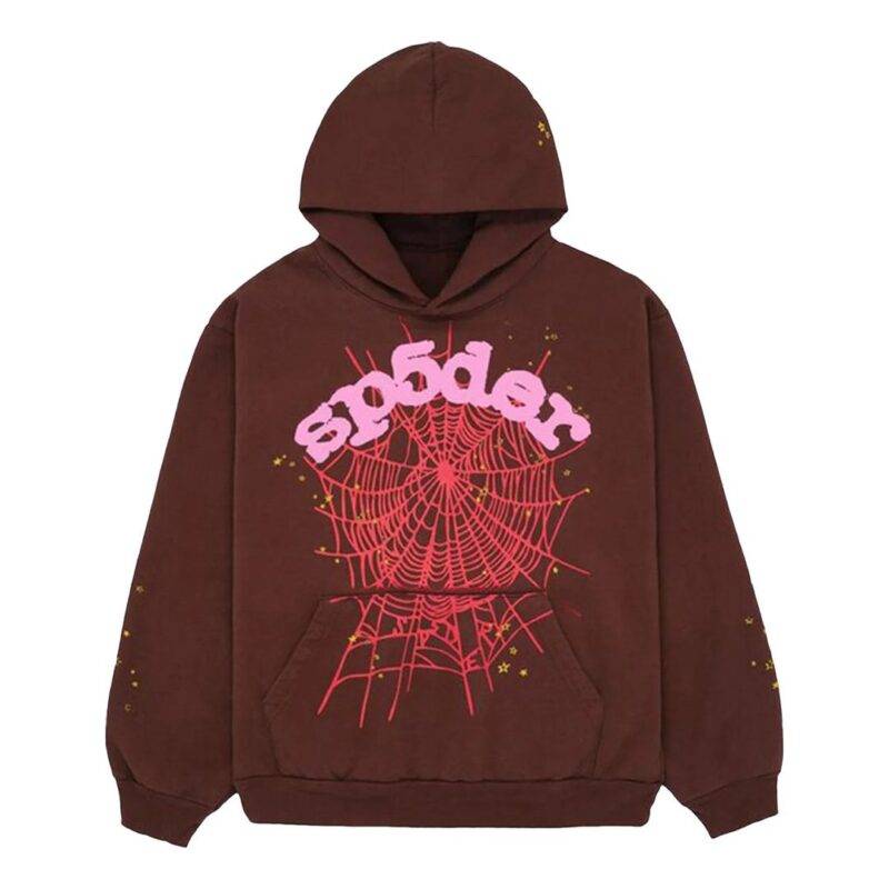 Sp5der Web Hoodie 'Brown'