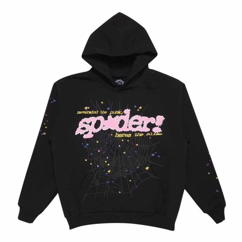 Sp5der P*nk V2 Hoodie 'Black'