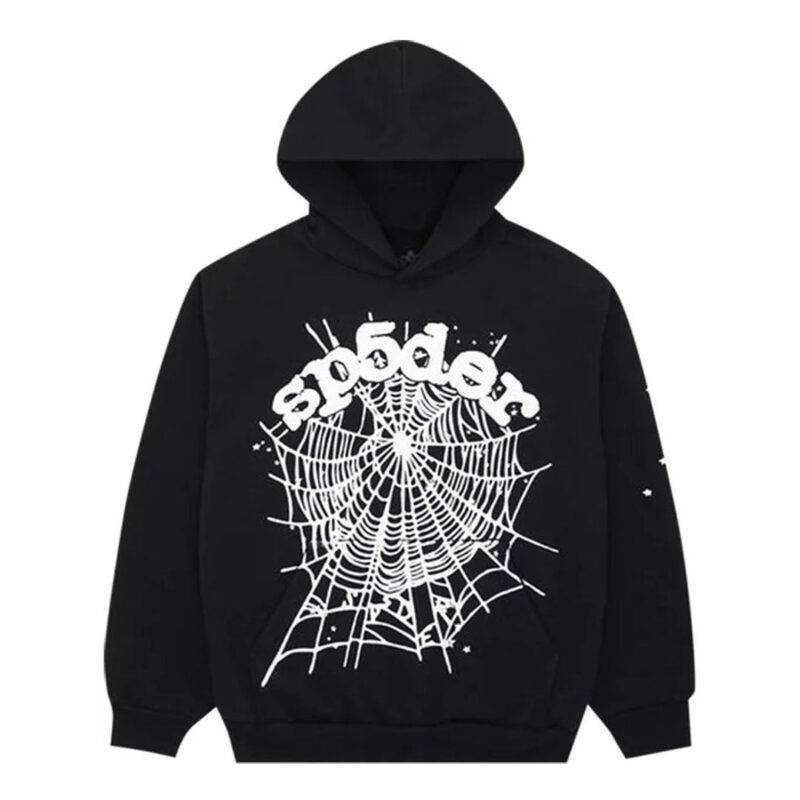 Sp5der OG Web Hoodie 'Black'