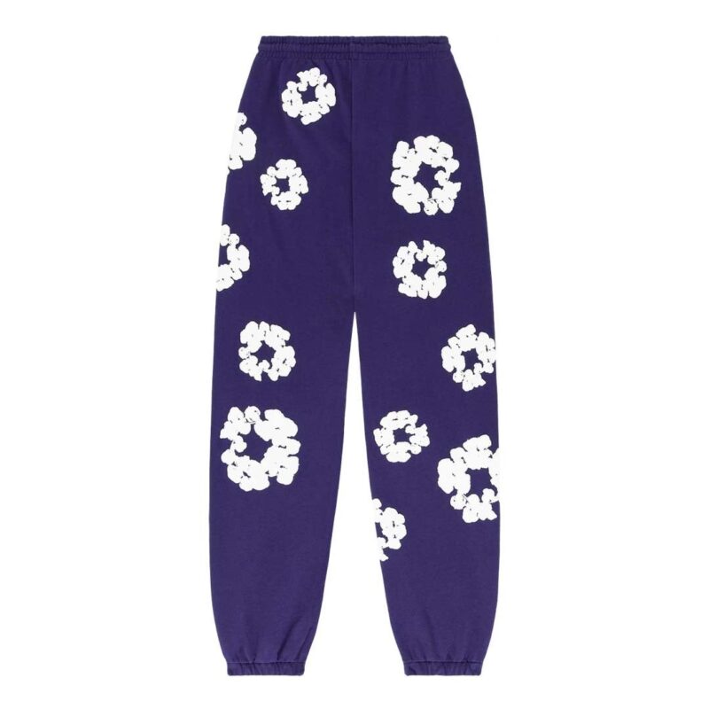 Denim Tears The Cotton Wreath Sweatpants 'Purple'