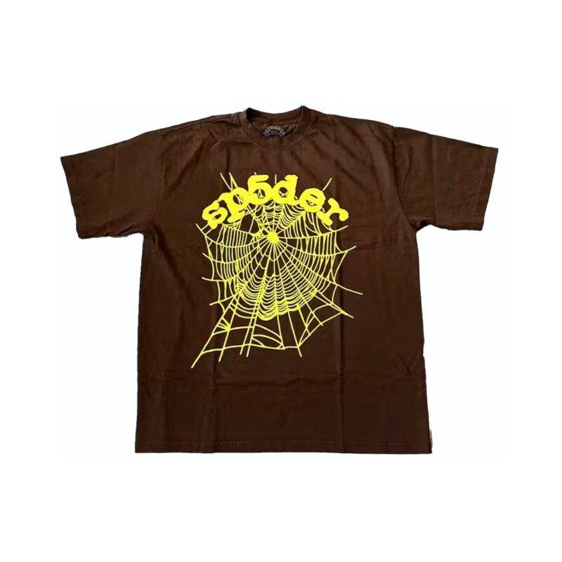 Sp5der OG Web Tee Brown