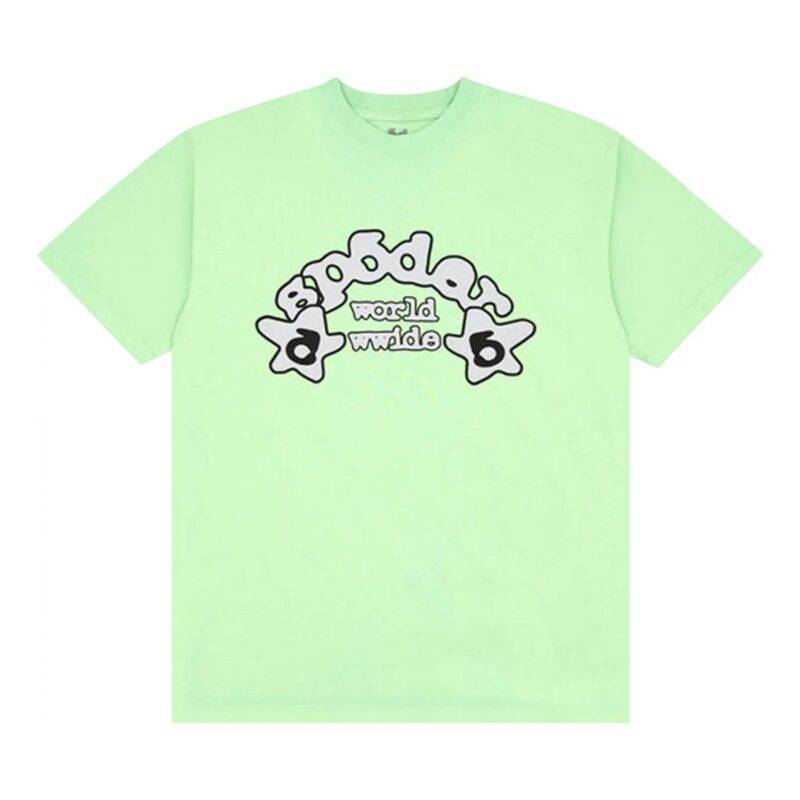 Sp5der Worldwide Tee 'Slime Green'