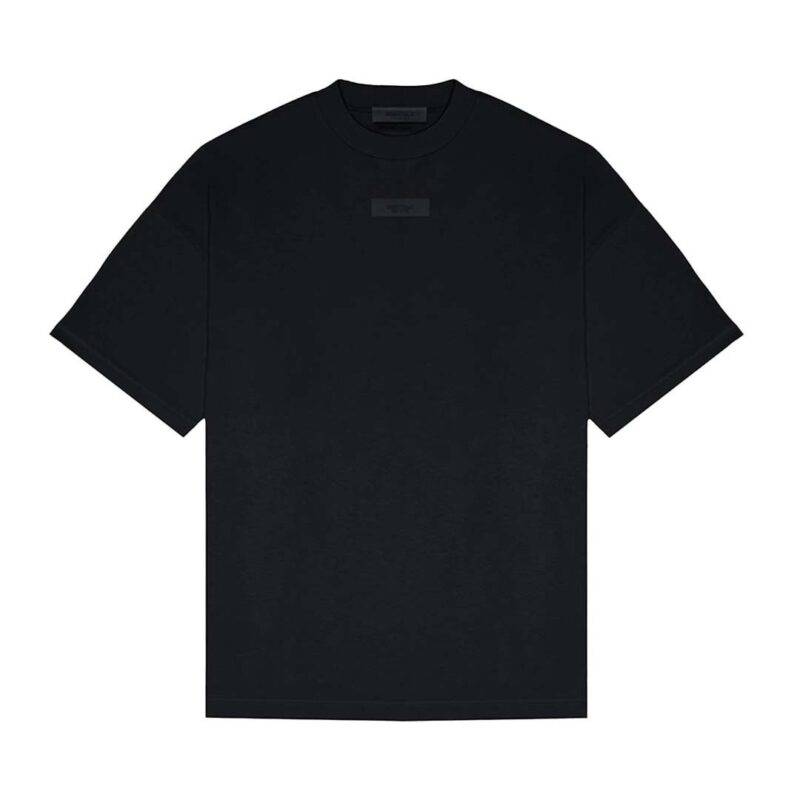 Essentials Black Crewneck Tee
