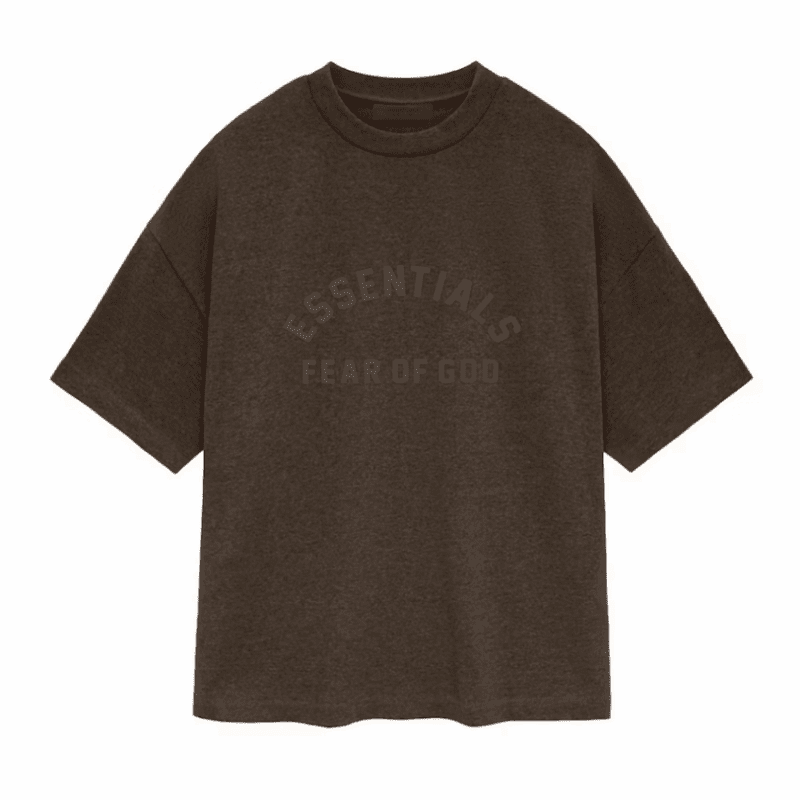 Fear of God Essentials Tee Heather Wood Core