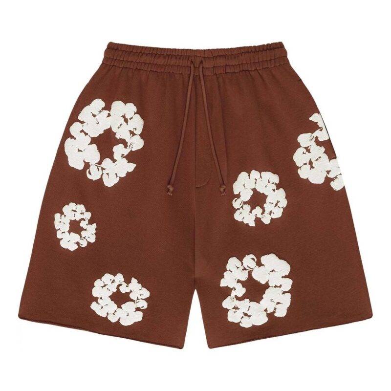 Denim Tears The Cotton Wreath Shorts Brown