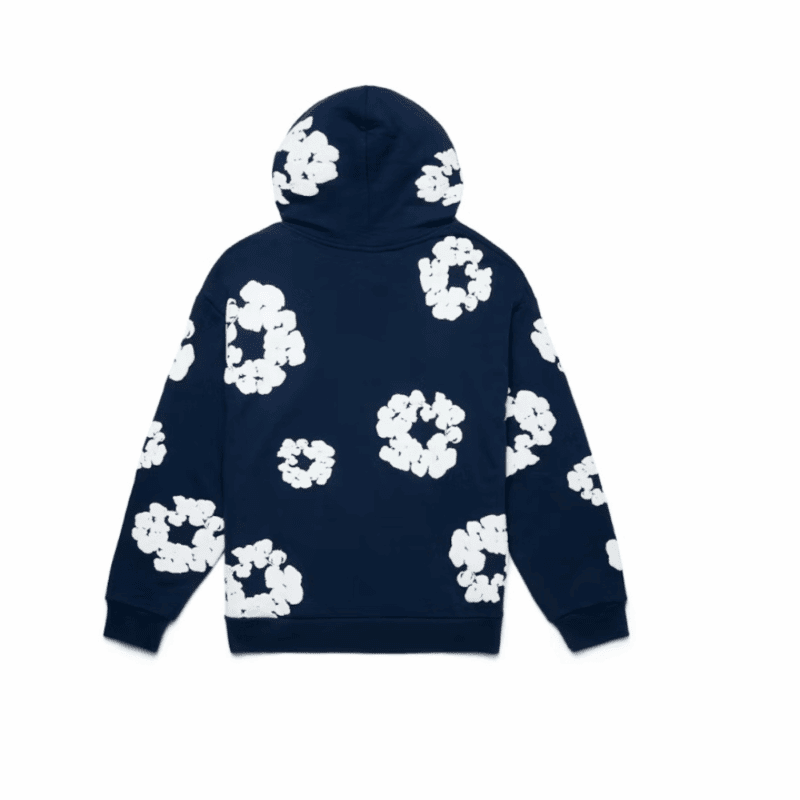 Denim Tears Hoodie Navy Cotton Wreath 3 shorts 8